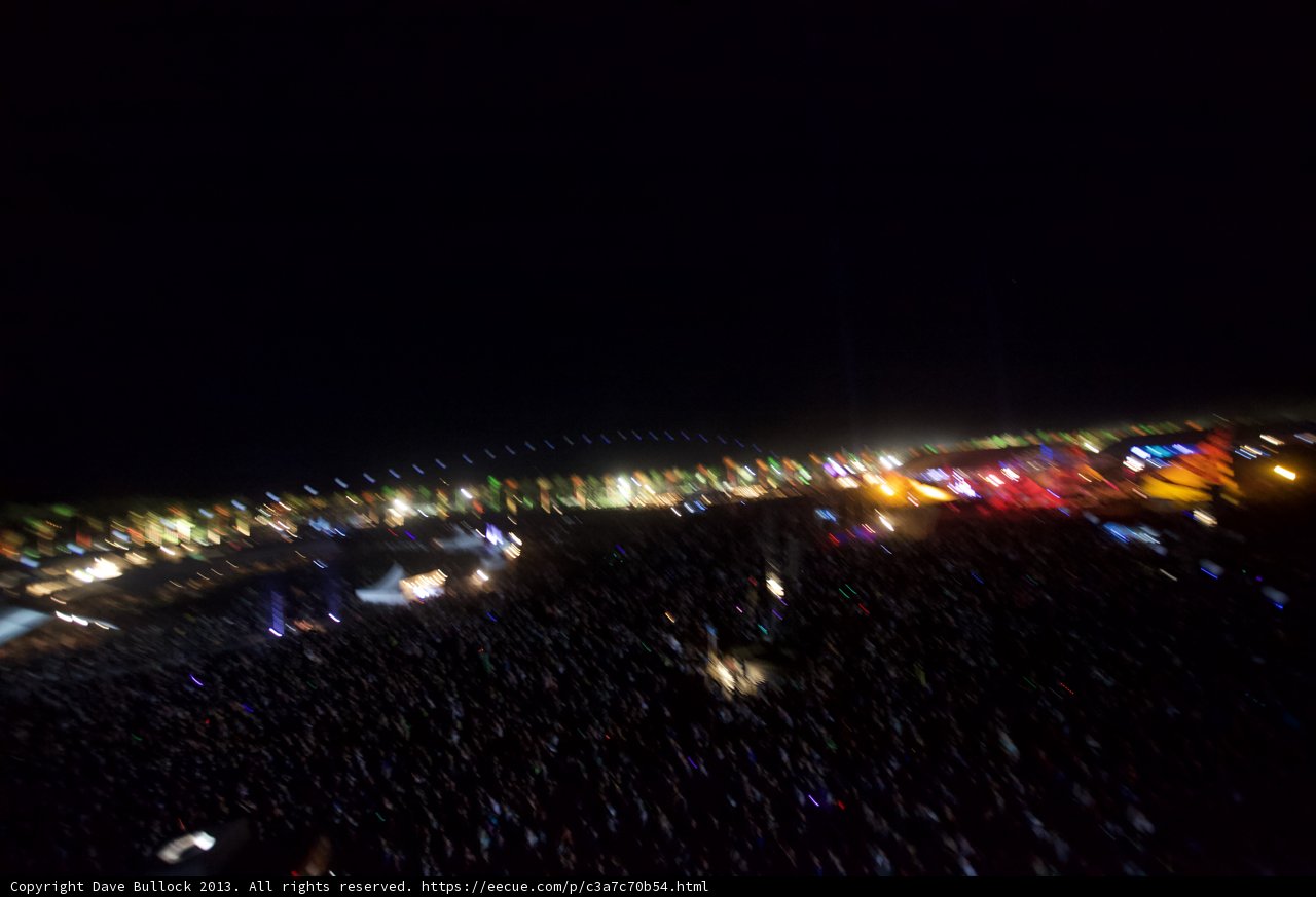 Nighttime Metropolis Concert Crowd