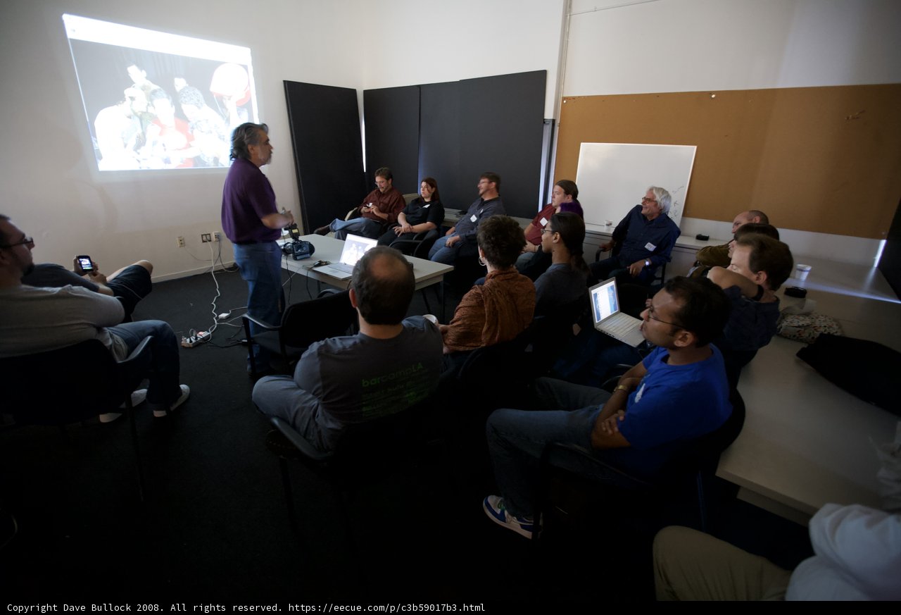 Barcamp 6 Seminar with Crowded Audience