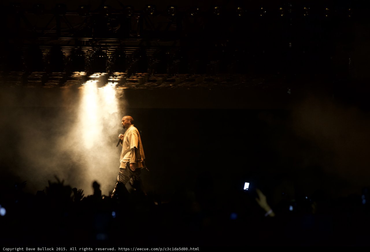 Kanye West Walking Spotlight