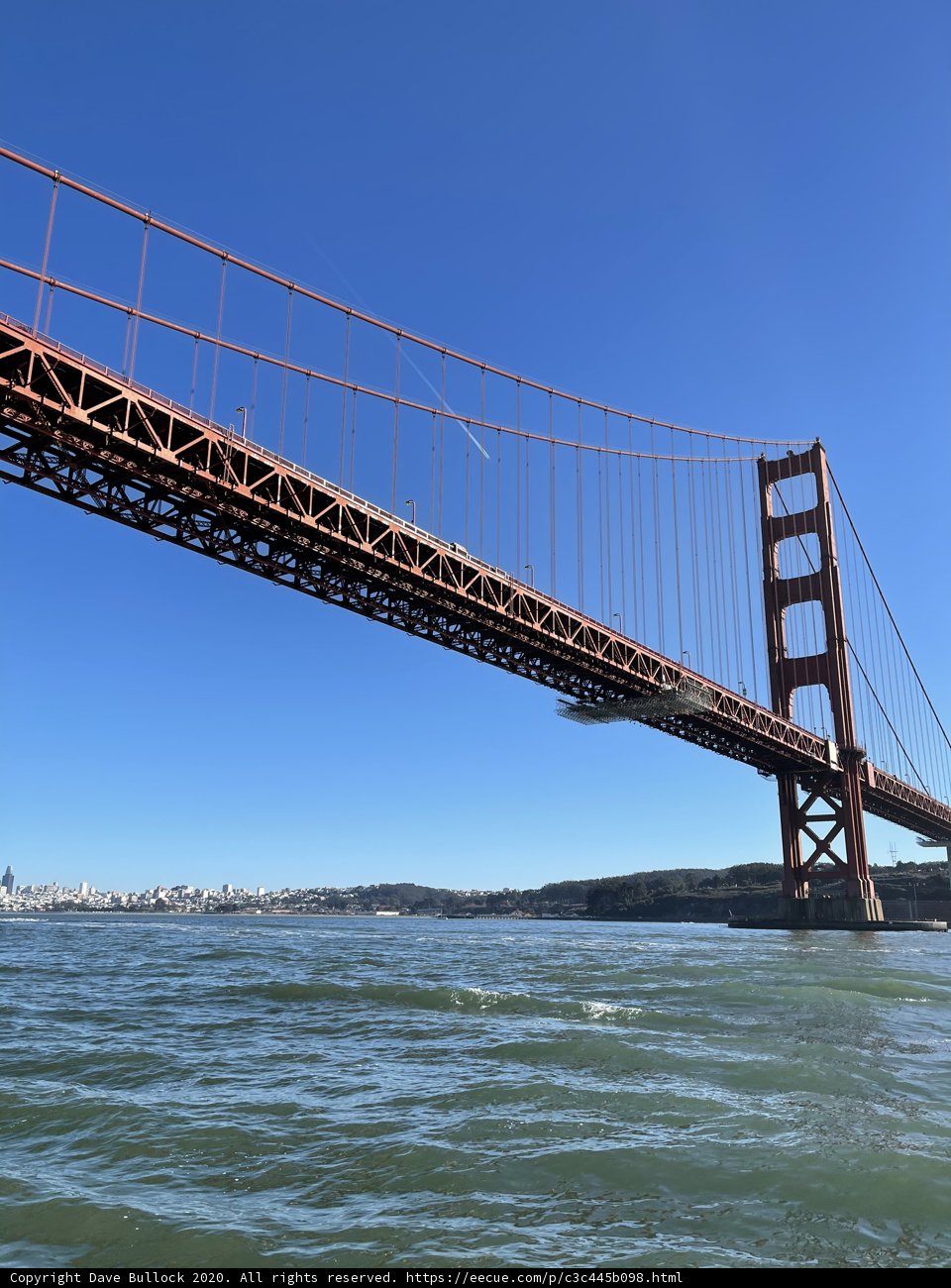 Iconic Golden Gate Bridge in San Francisco