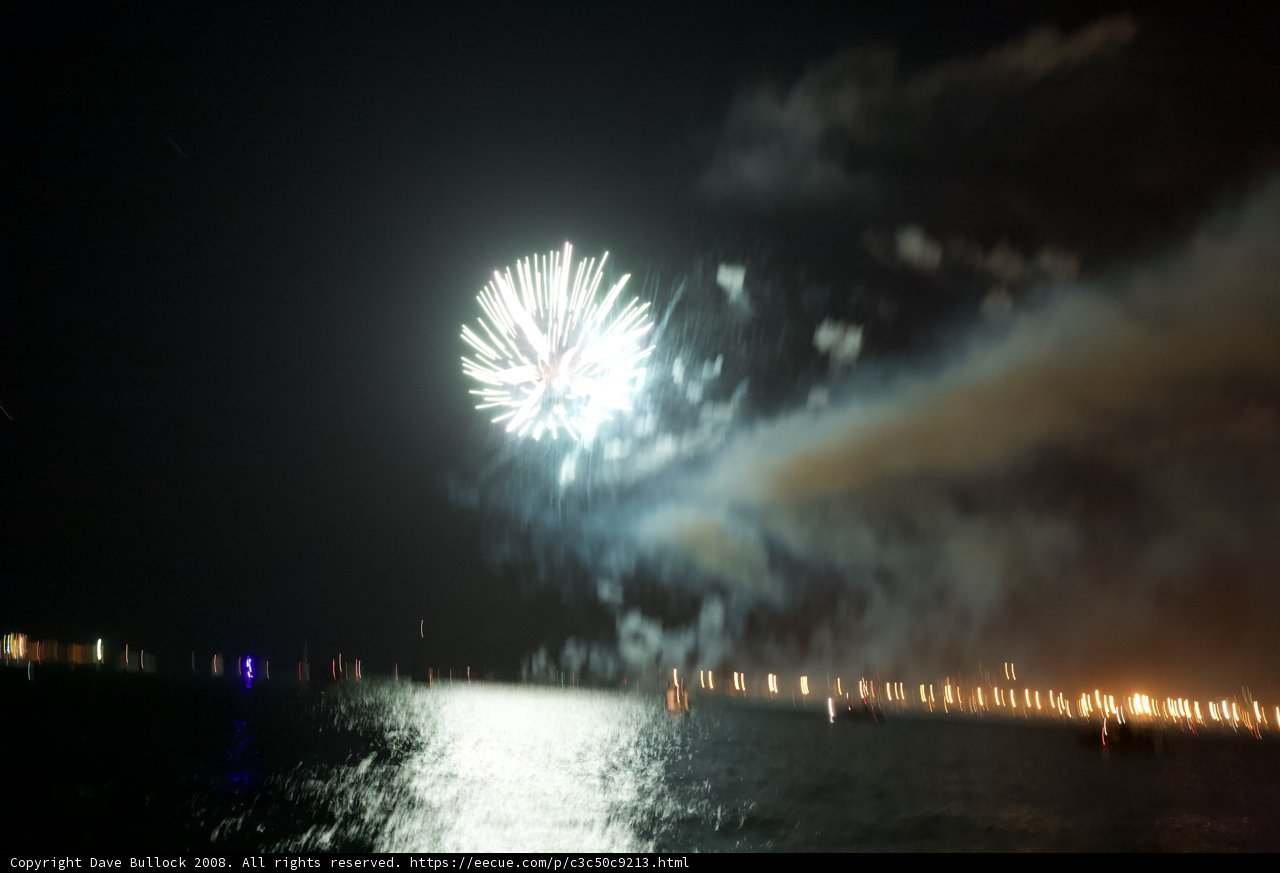 Sparkling Celebration on the Shoreline