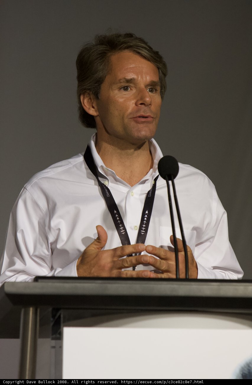 Public Speaker at the Podium