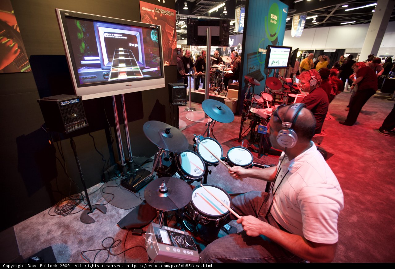 Drumming to the Beat of the TV