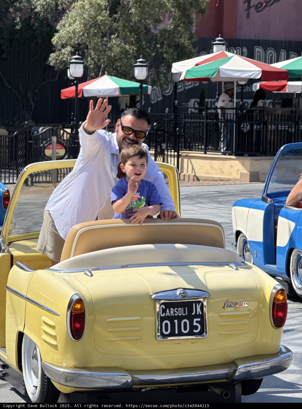 Sunny Adventure in a Classic Convertible