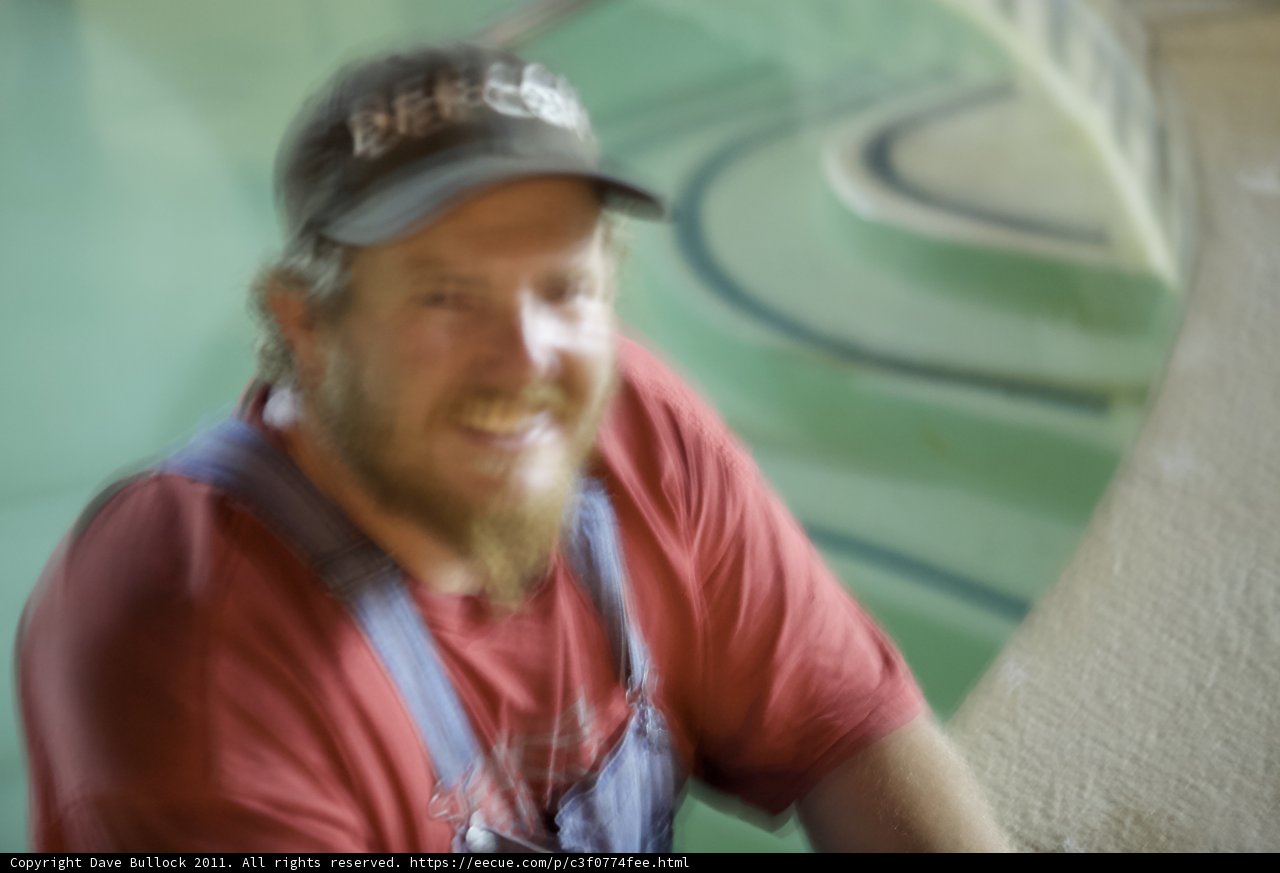 A Happy Man on the Bench