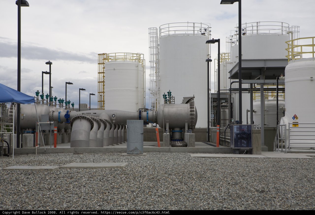Massive Industrial Plant Against a Cloudy Sky