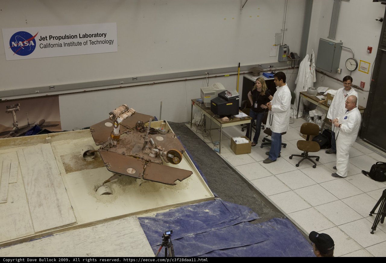 NASA Mars Rover in Hospital Lab