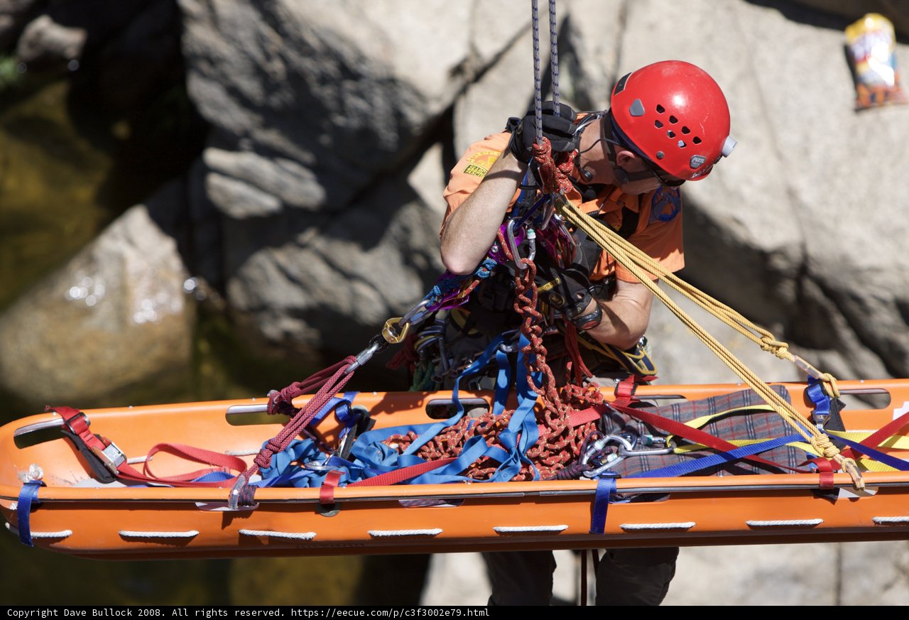 Highline Training with Safety Gear