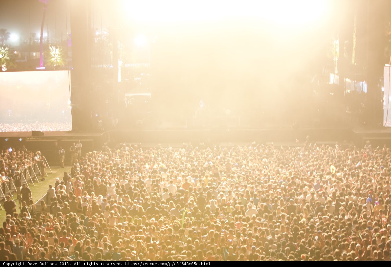 Coachella Concert Crowd