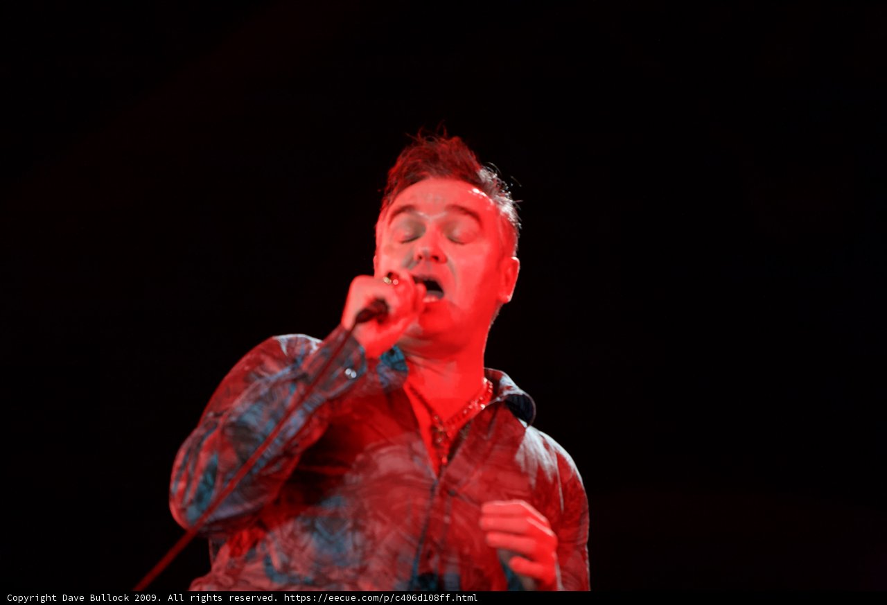 Morrissey Rocks the Mic at Coachella 2009