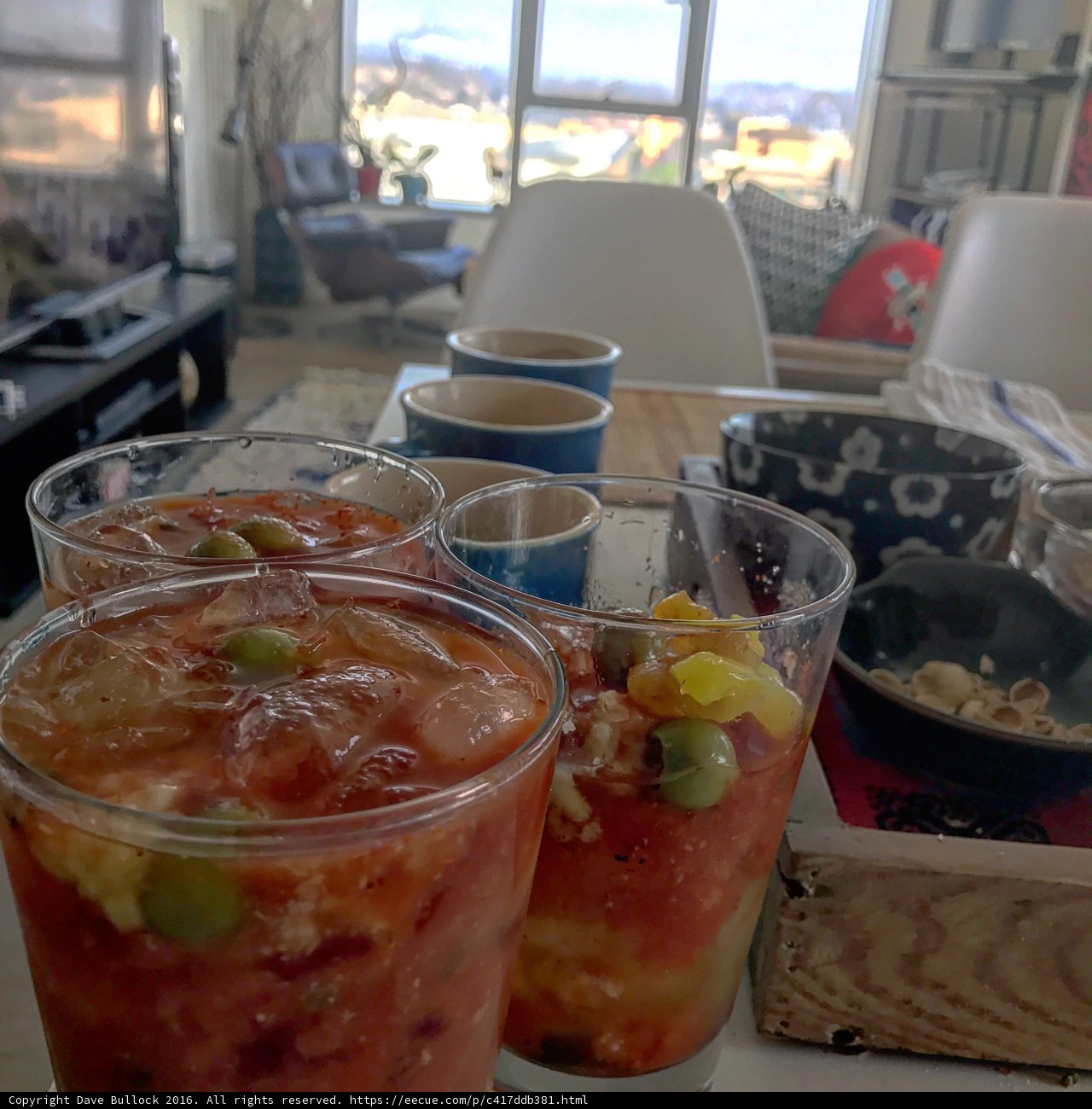 Three Delicious Cups of Food on a Table in Los Angeles