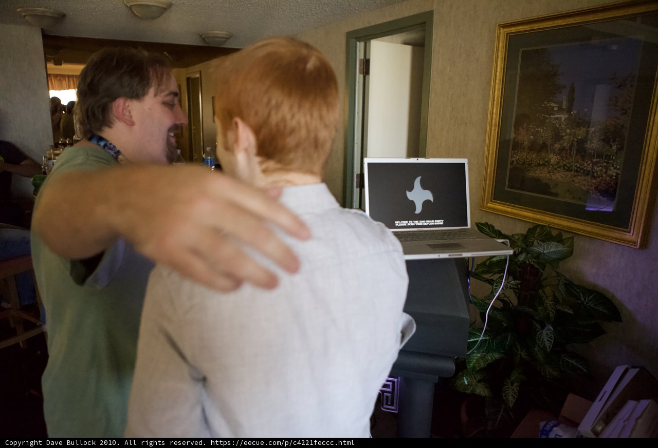 Hugging in Front of the Computer