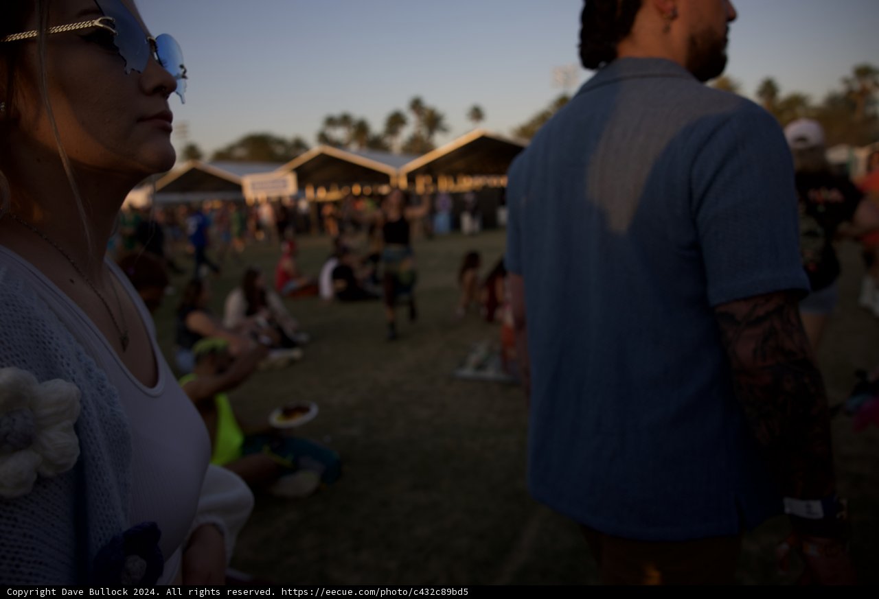 Golden Hour Observations at Coachella 2024