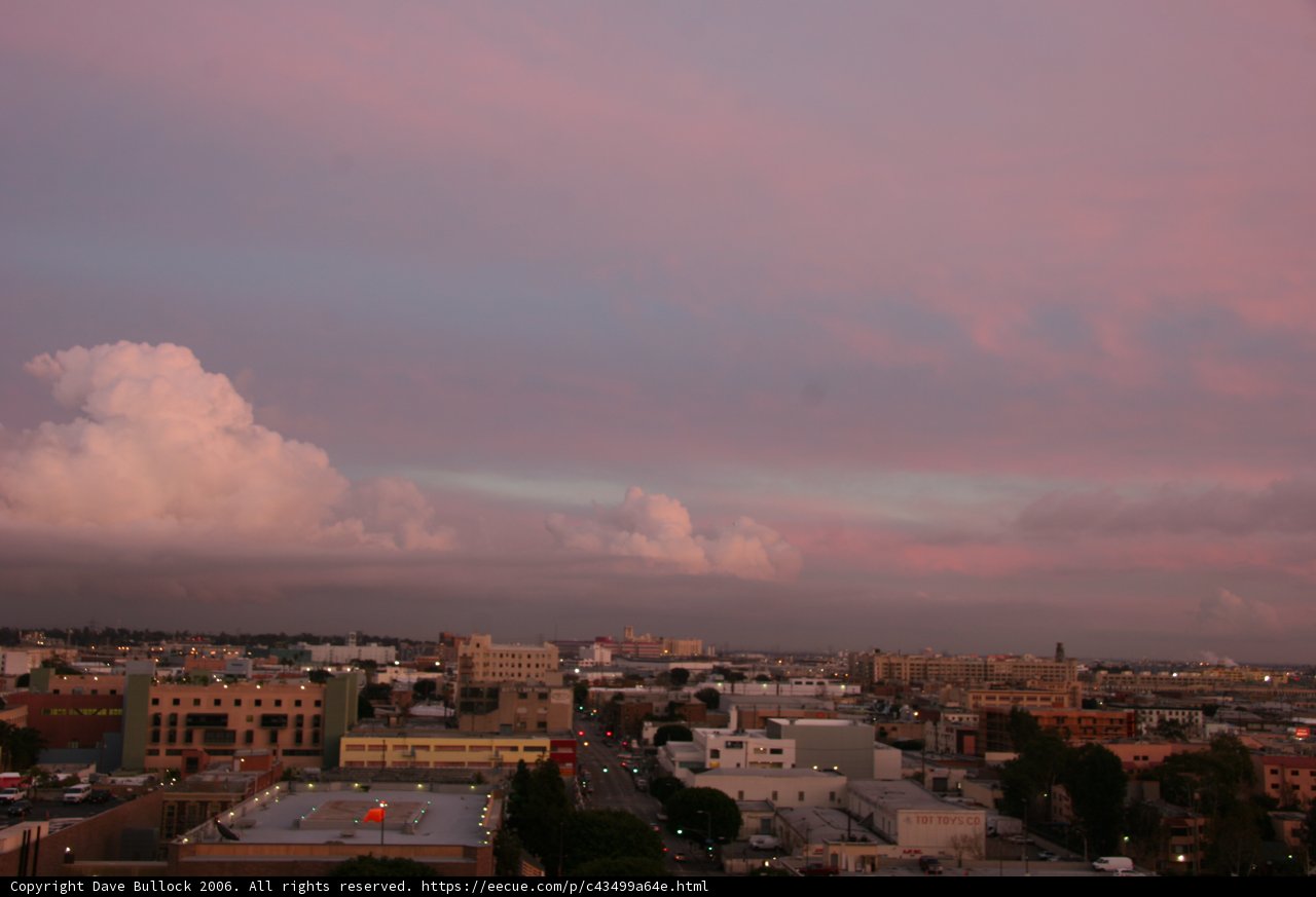 Pink City Skies