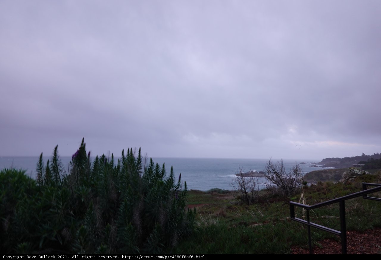 Majestic View of the Ocean from a Hilltop!
