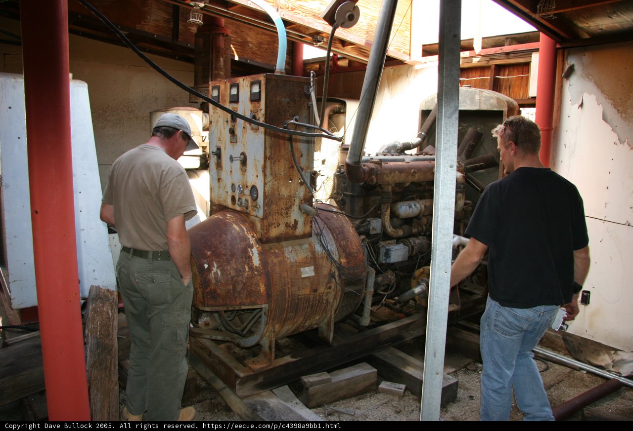 Two Men at the Old Generator