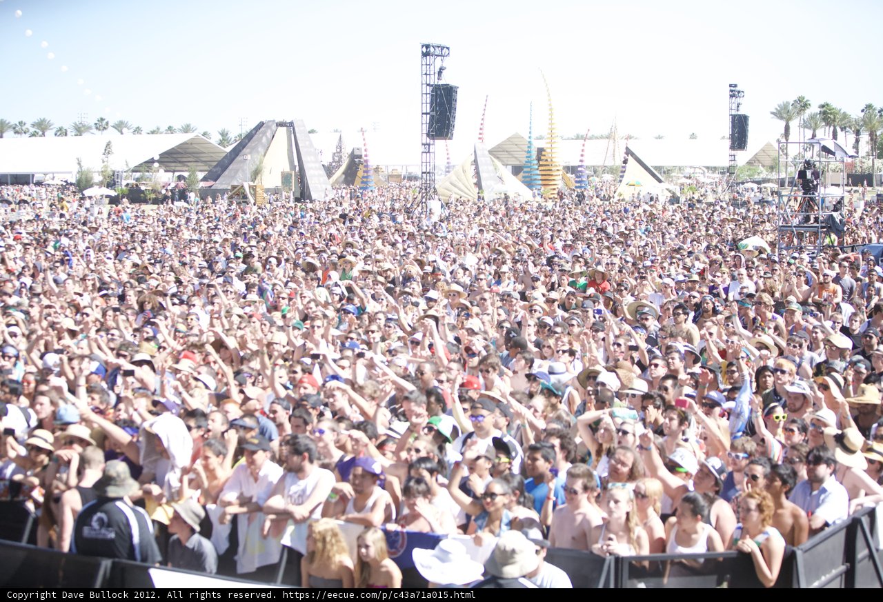 Coachella 2012: Jam-packed Concert Crowd