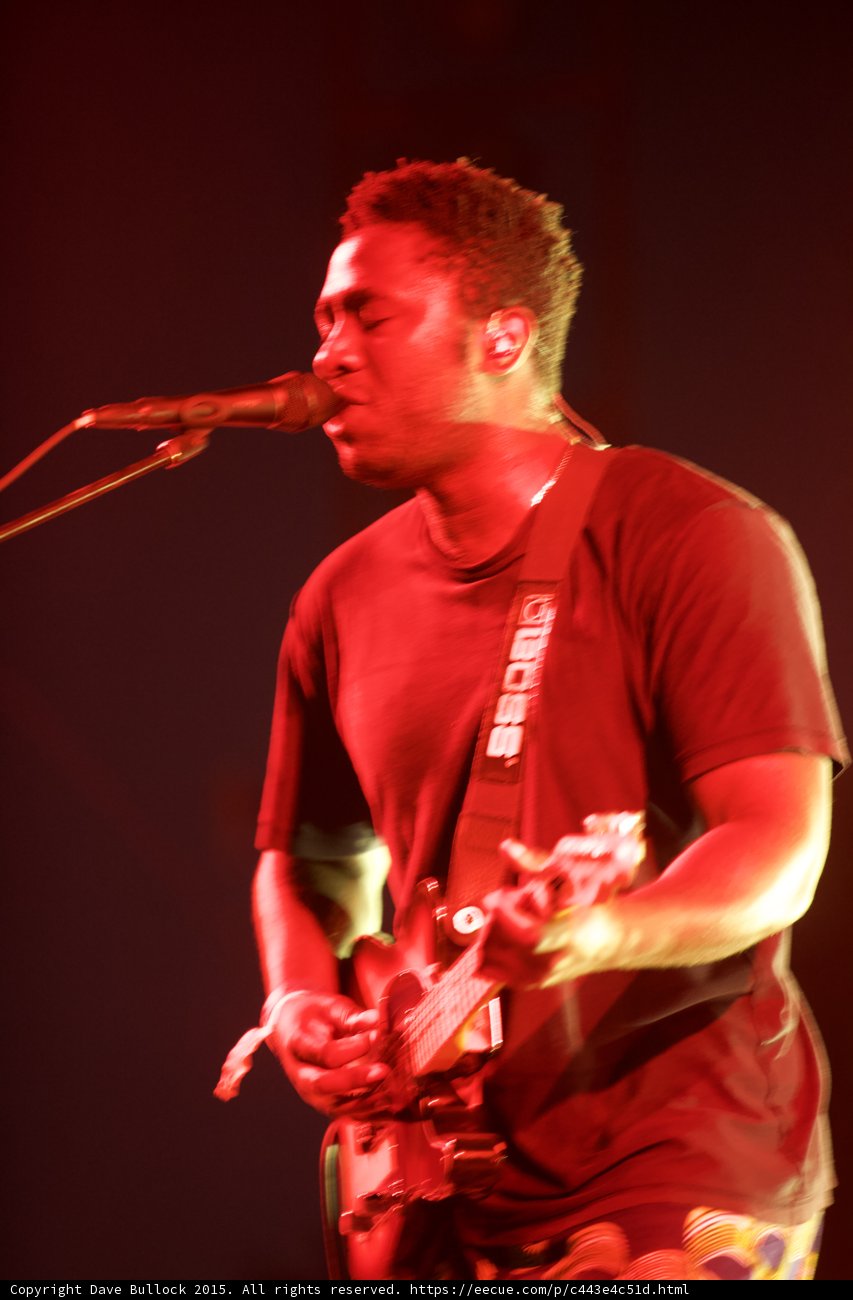 Kele Okereke Motion Blur Portrait