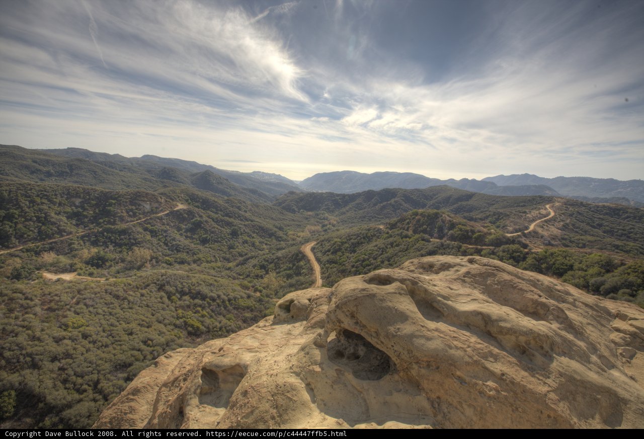 Majestic View from the Top of the Mountains