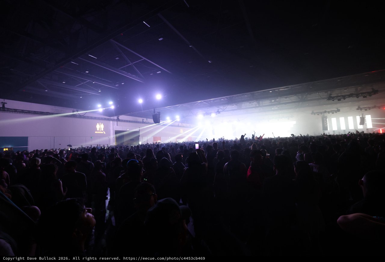 Massive Crowd Surges Toward Blazing Stage at Wobbleland