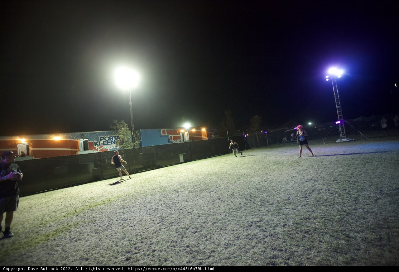 Nighttime Frisbee Fun