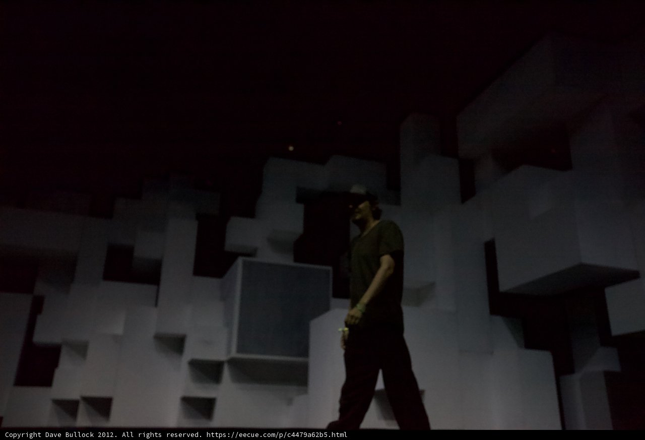 Standing Before the Cube Wall