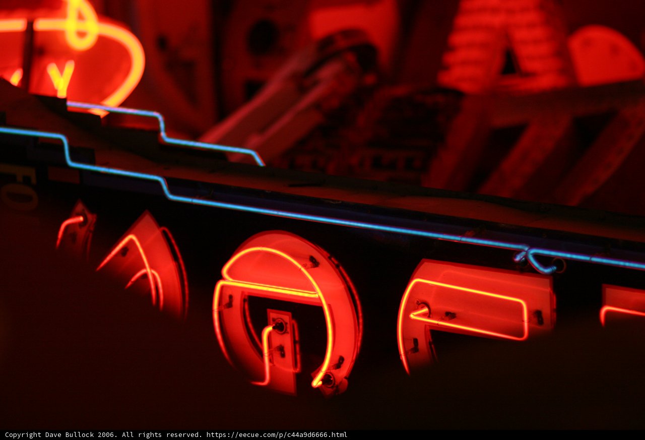 Red Neon Light