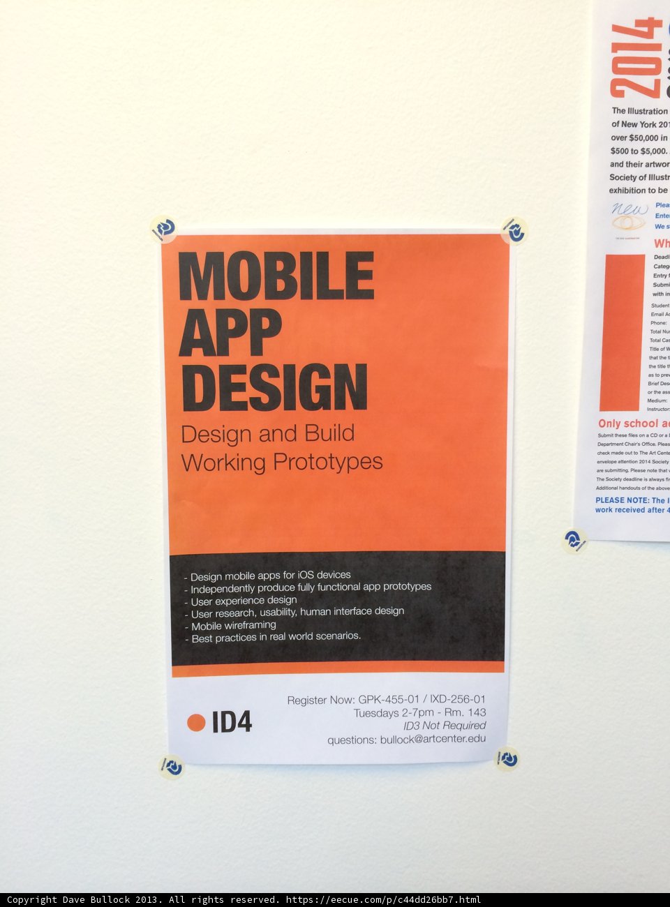 Mobile App Design Poster