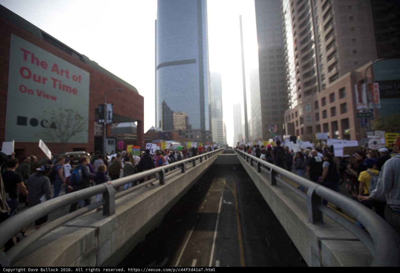 Pre-Coachella Protest in the Metropolis