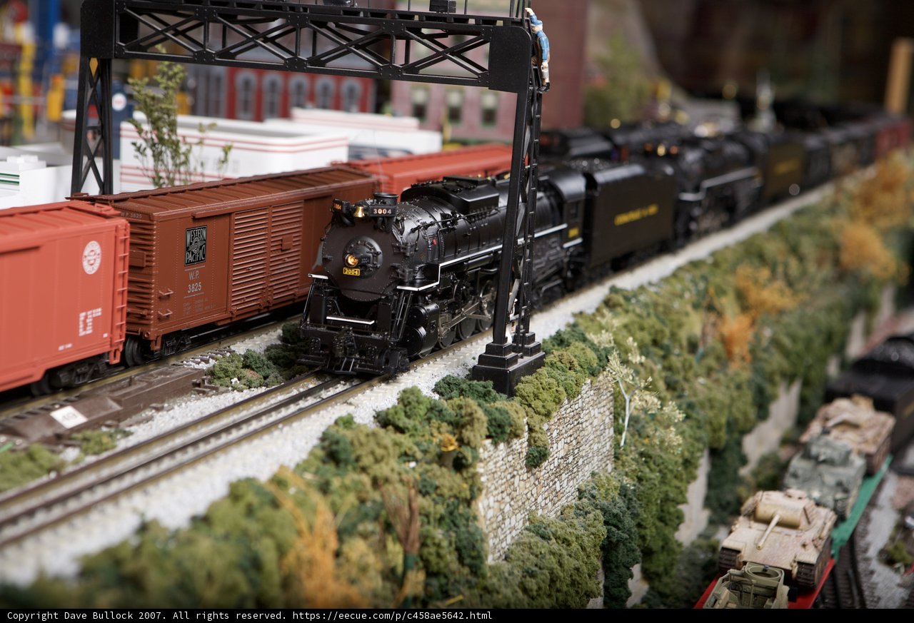 Choo-Chooing Through the Diorama