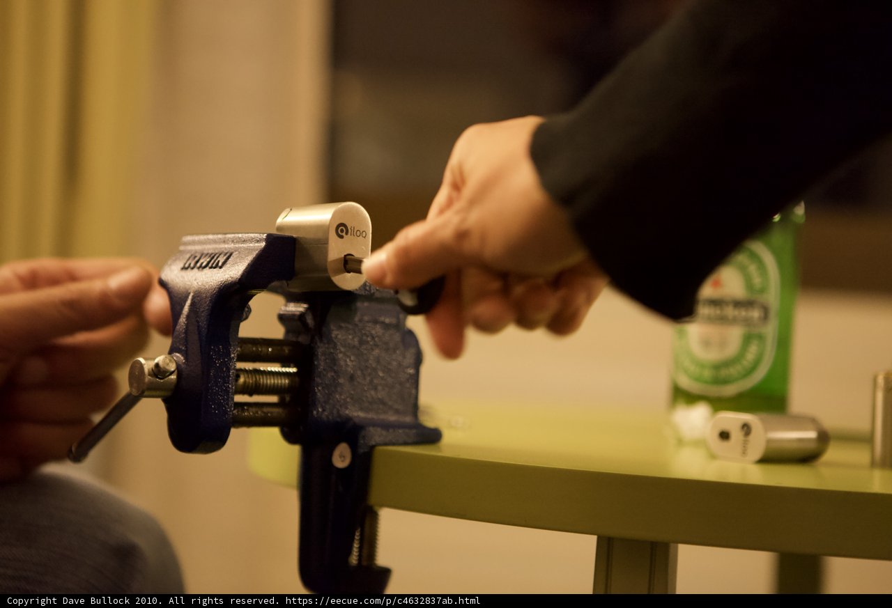 Bottle Opening Tool in Action