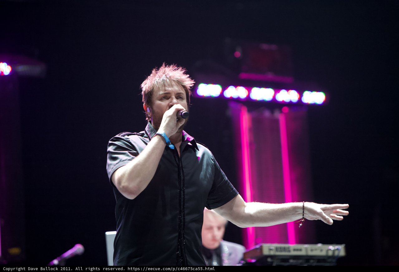 Simon Le Bon Rocking Out at Coachella 2011