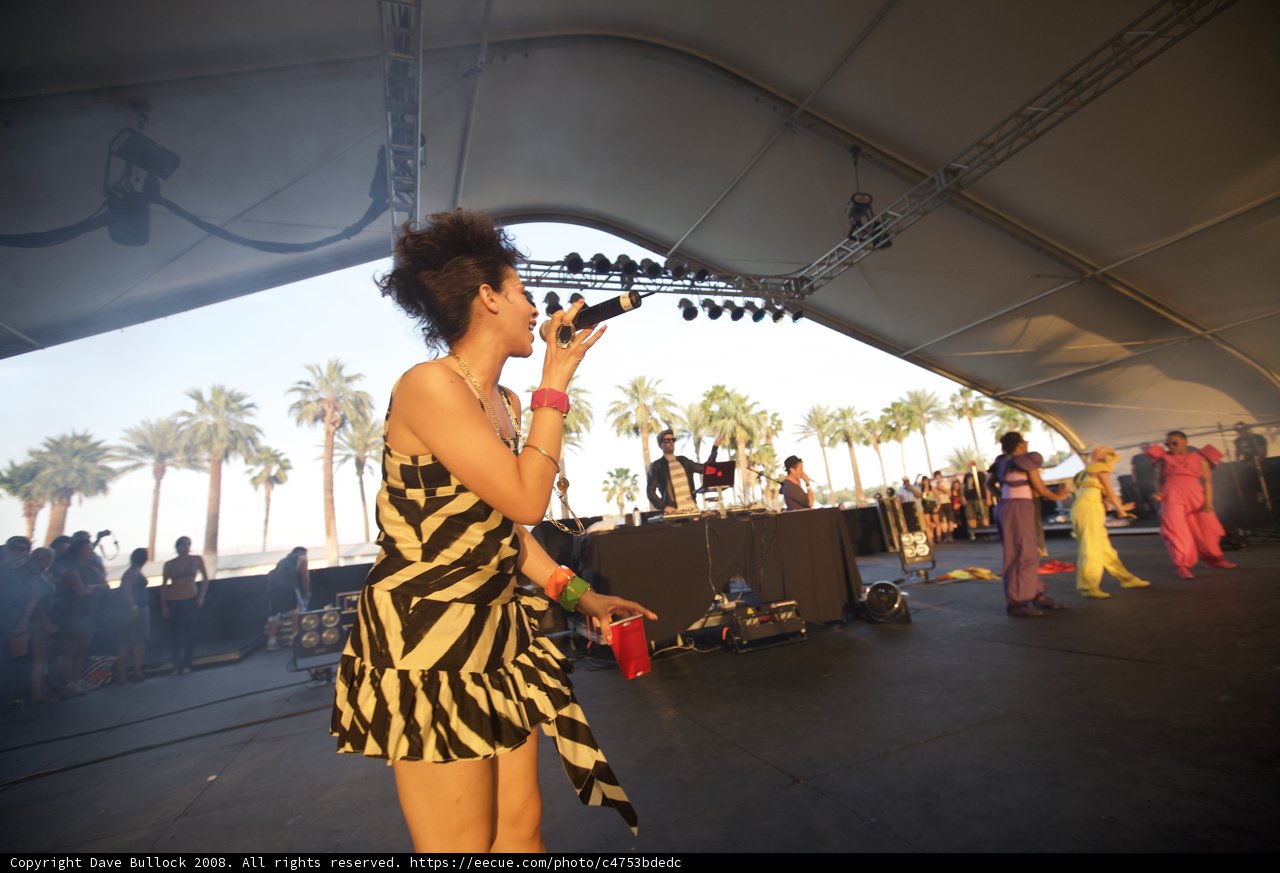 Zebra Queen on Stage