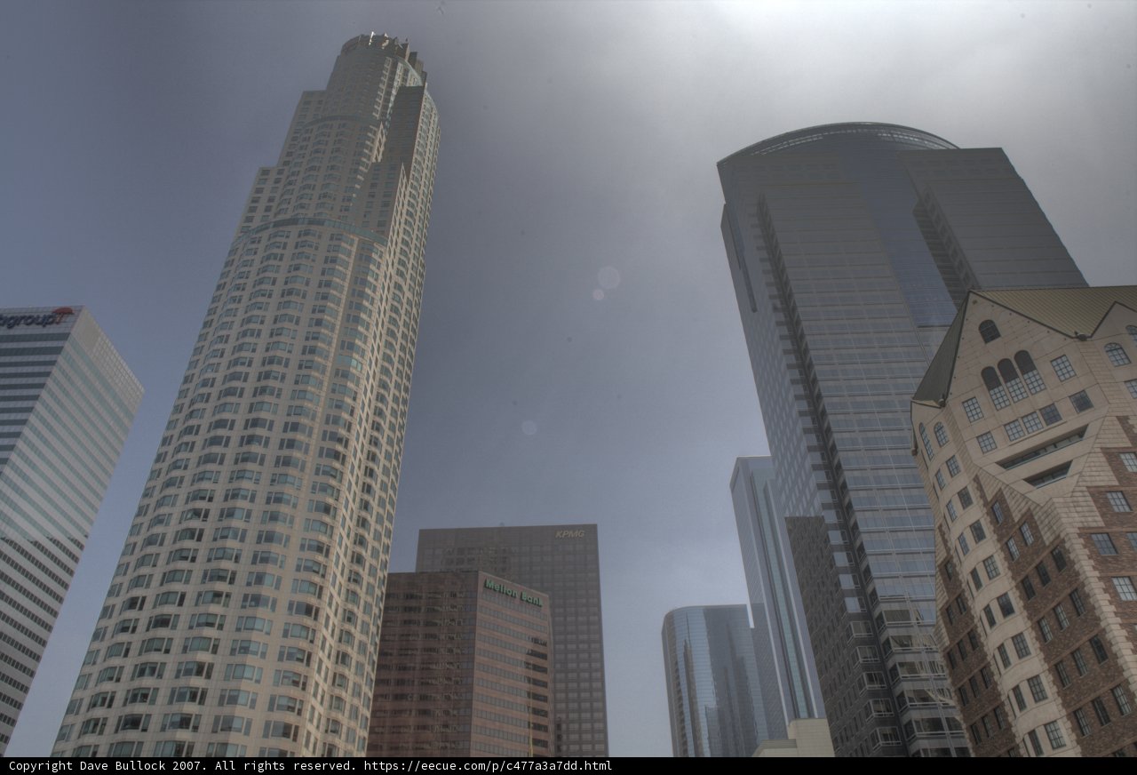 City Skyscrapers at Dusk