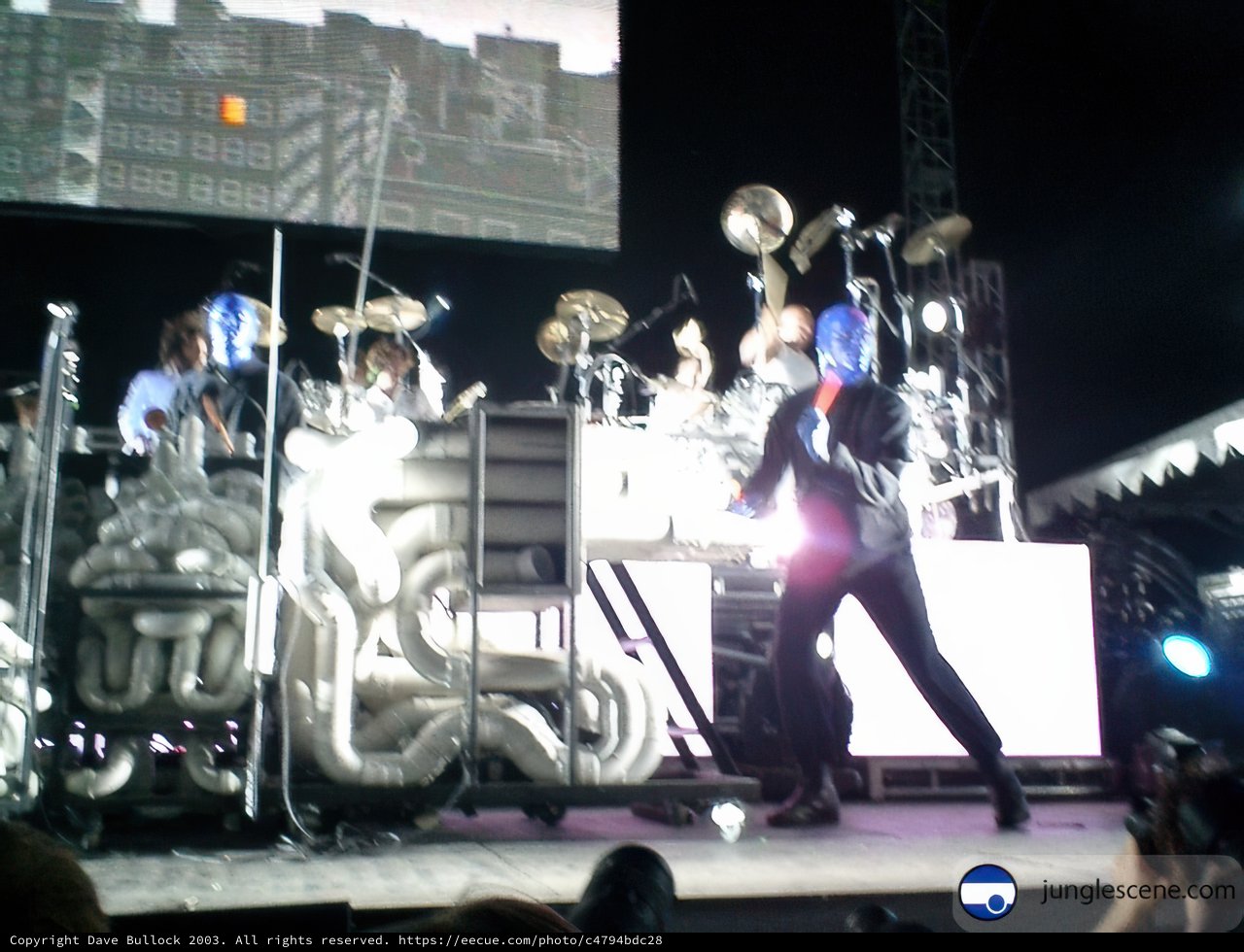 Blue Man Group Rocks the Stage at Coachella