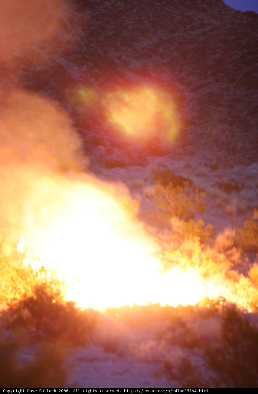Blaze in the Barren Land