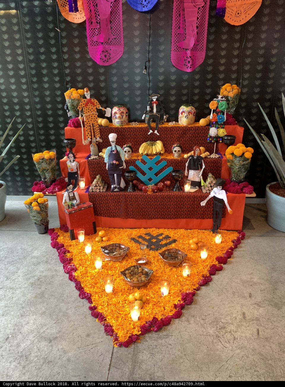 Mexican Altar in Honor of Ancestors