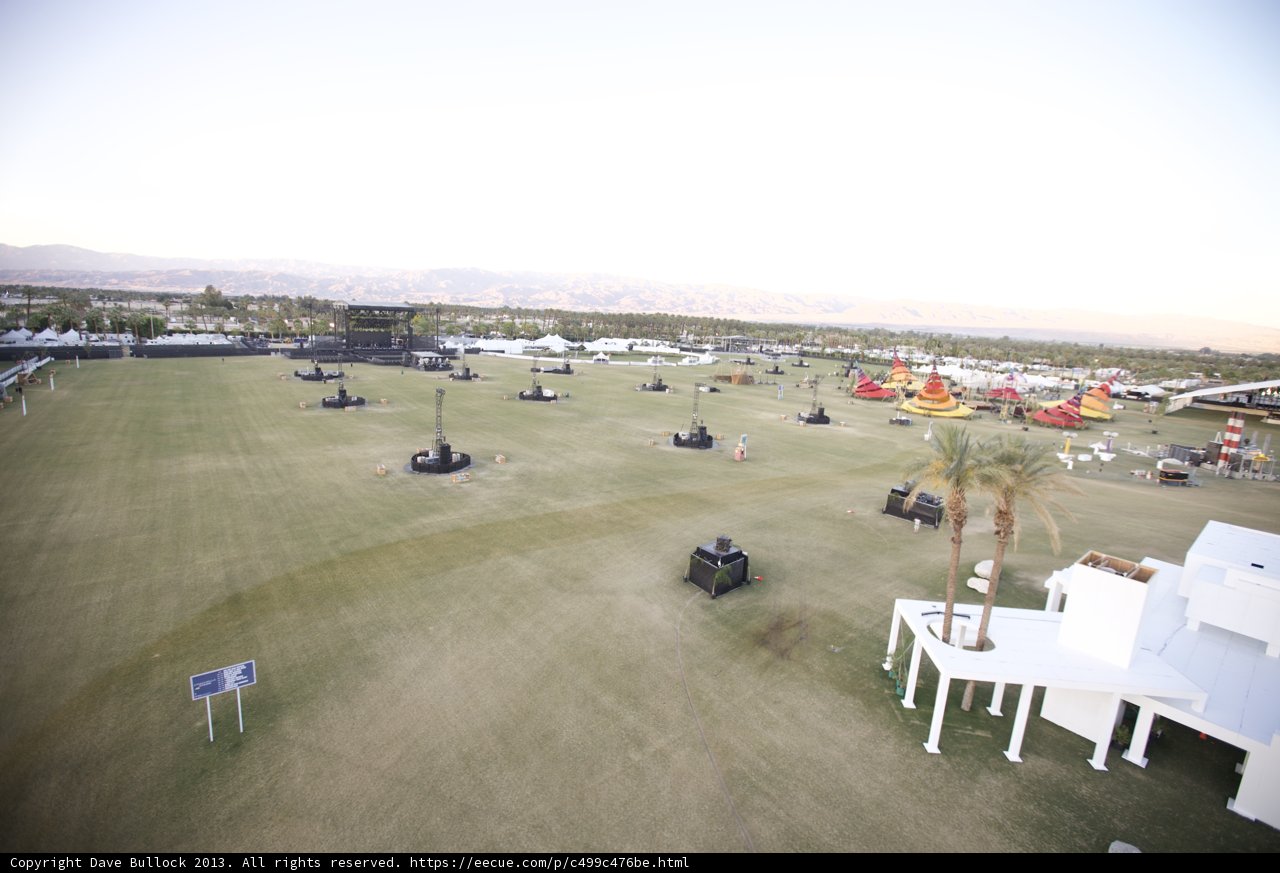 Stage Set for Coachella Music Festival