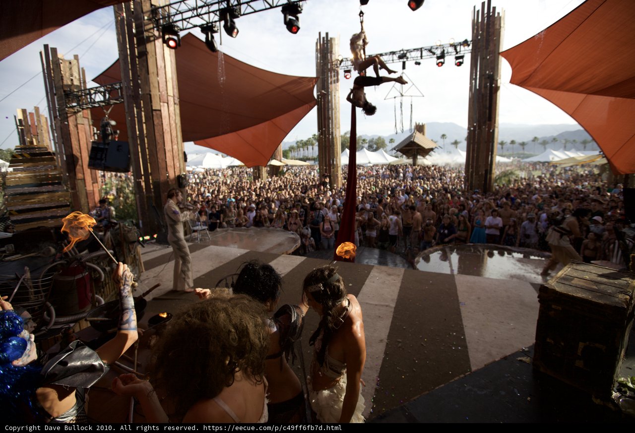 Coachella Crowd Enthralled by Performer