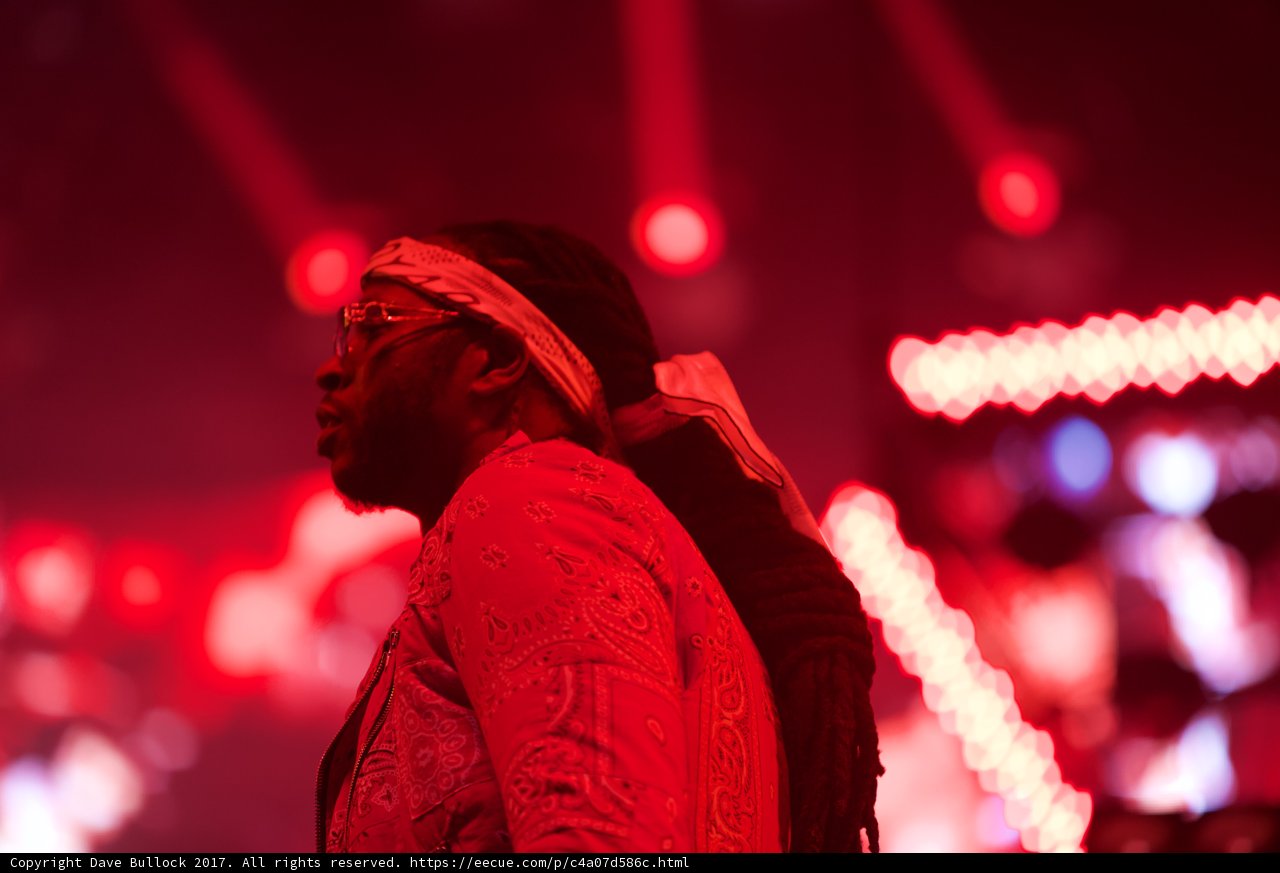 Solo Entertainer in Red Headband Captivates Coachella Crowd