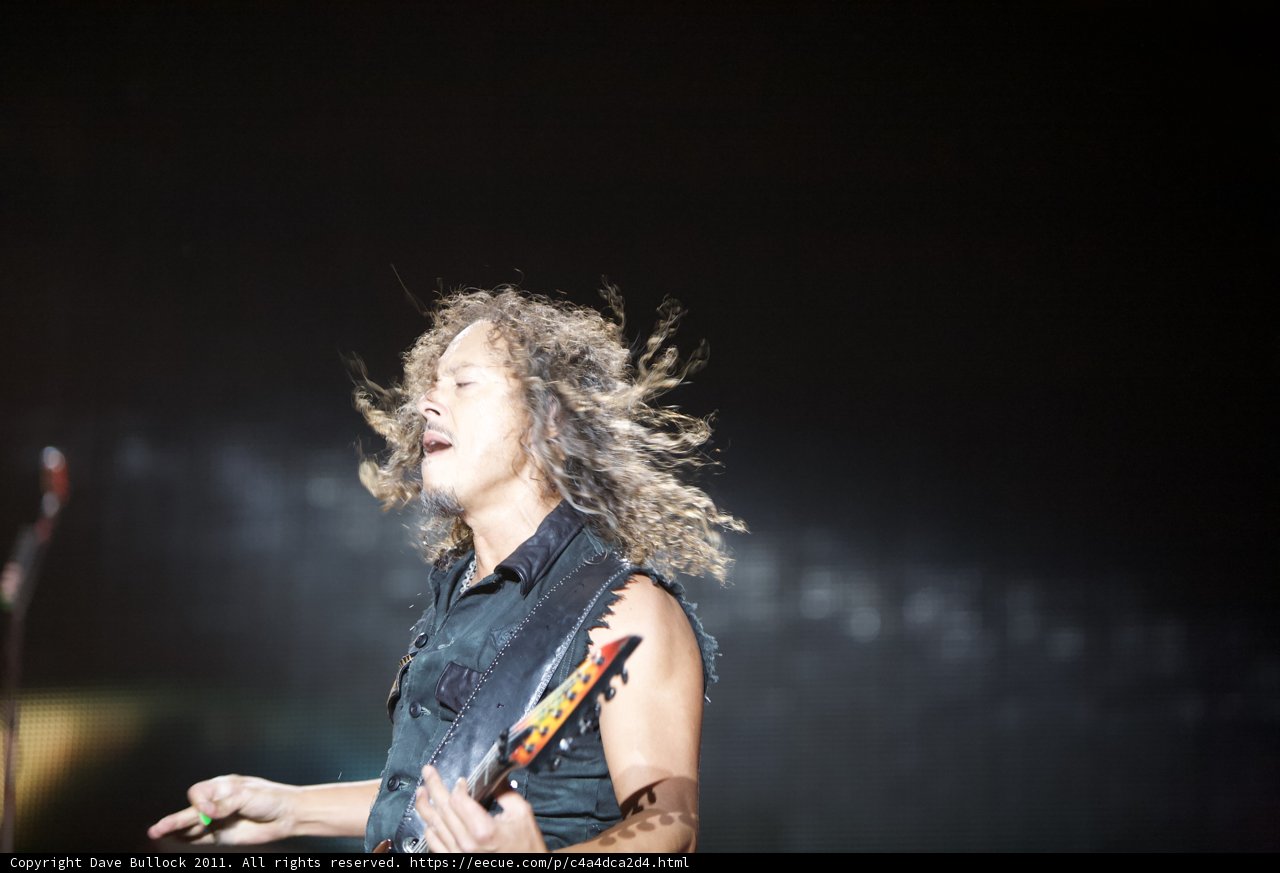 Kirk Hammett Performs a Stunning Solo at Big Four Festival