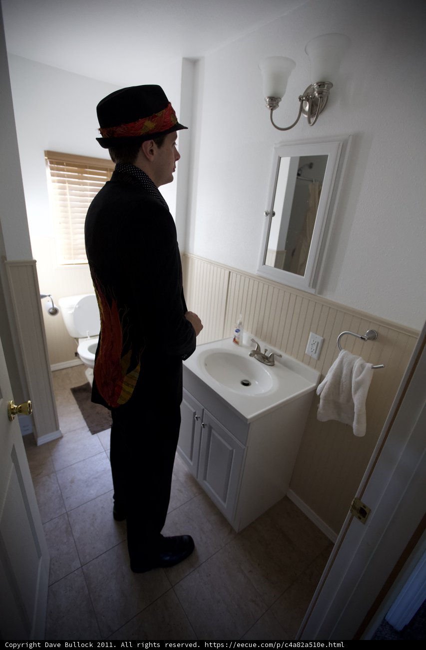 The Groom Getting Ready