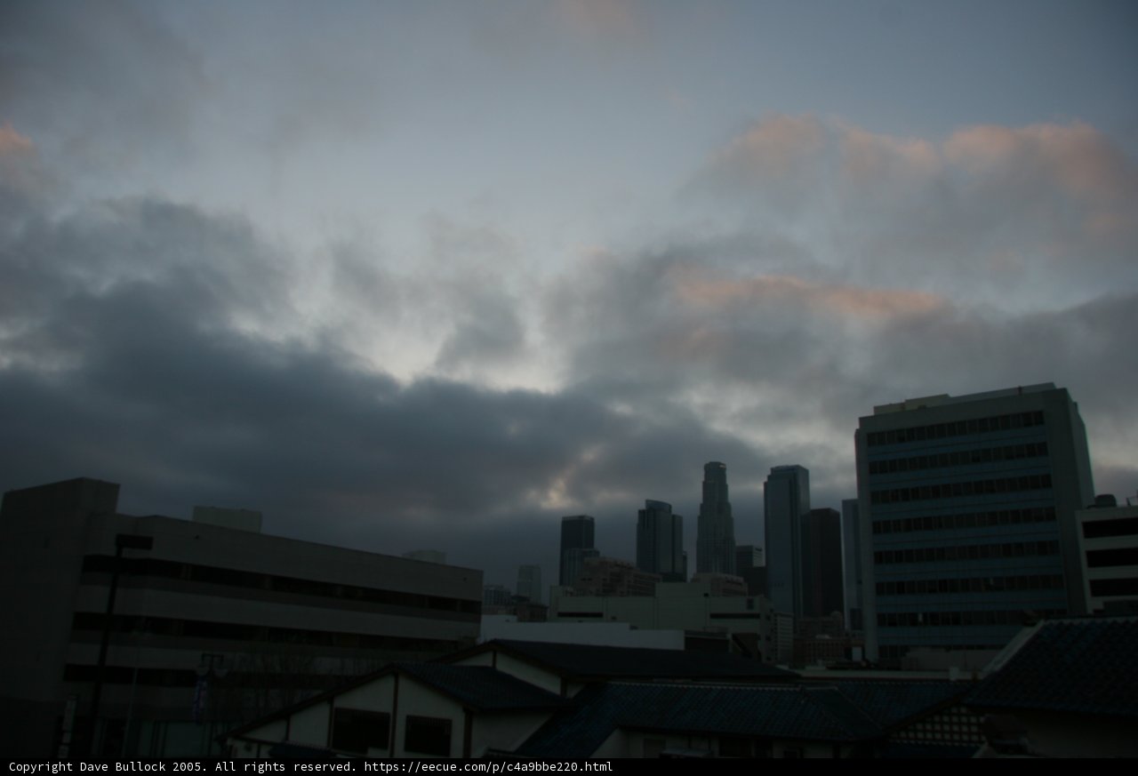 Cloudy LA Metropolis