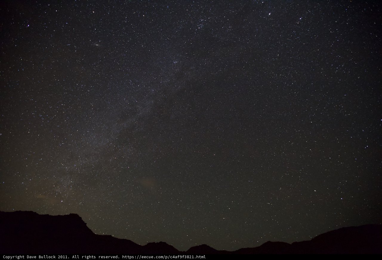 Starry Night over the Mountains