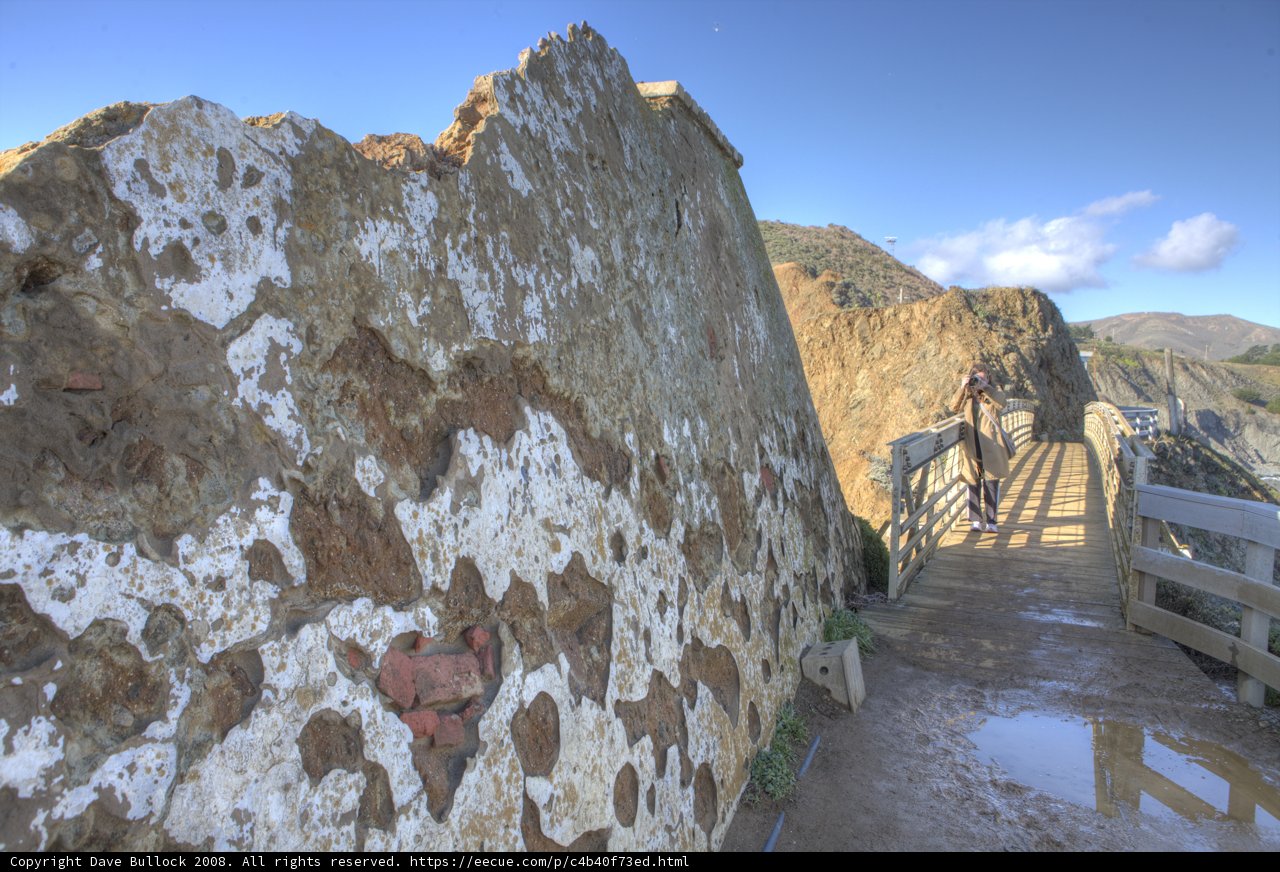 Walking on the Rocky Bridge