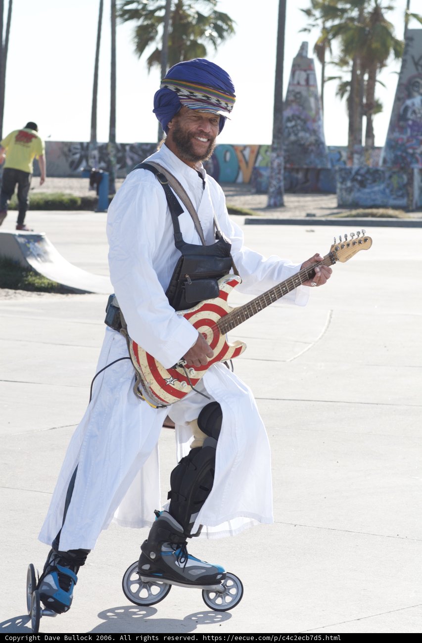 The Guitarist in White
