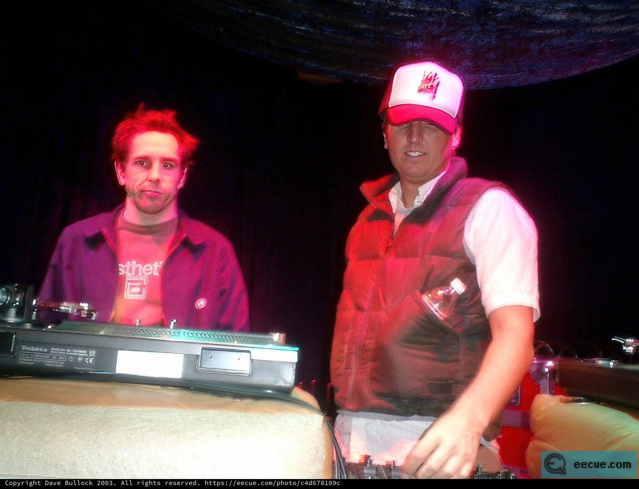 The Dynamic Duo at the DJ Table