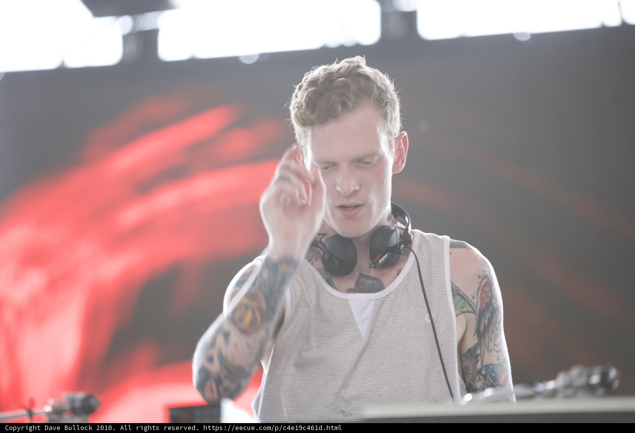 Tattooed DJ at Coachella