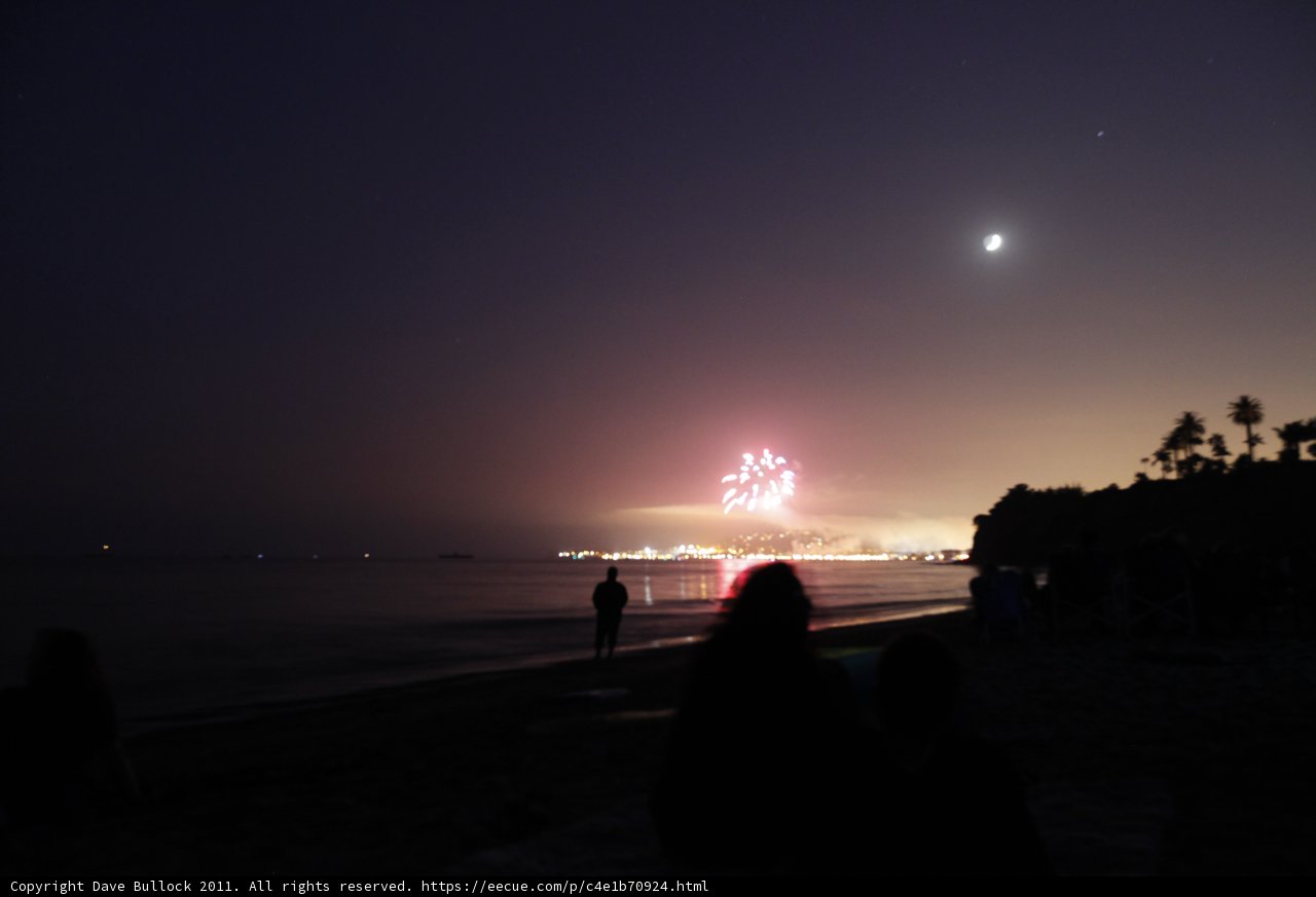 Beach Fireworks Spectacular