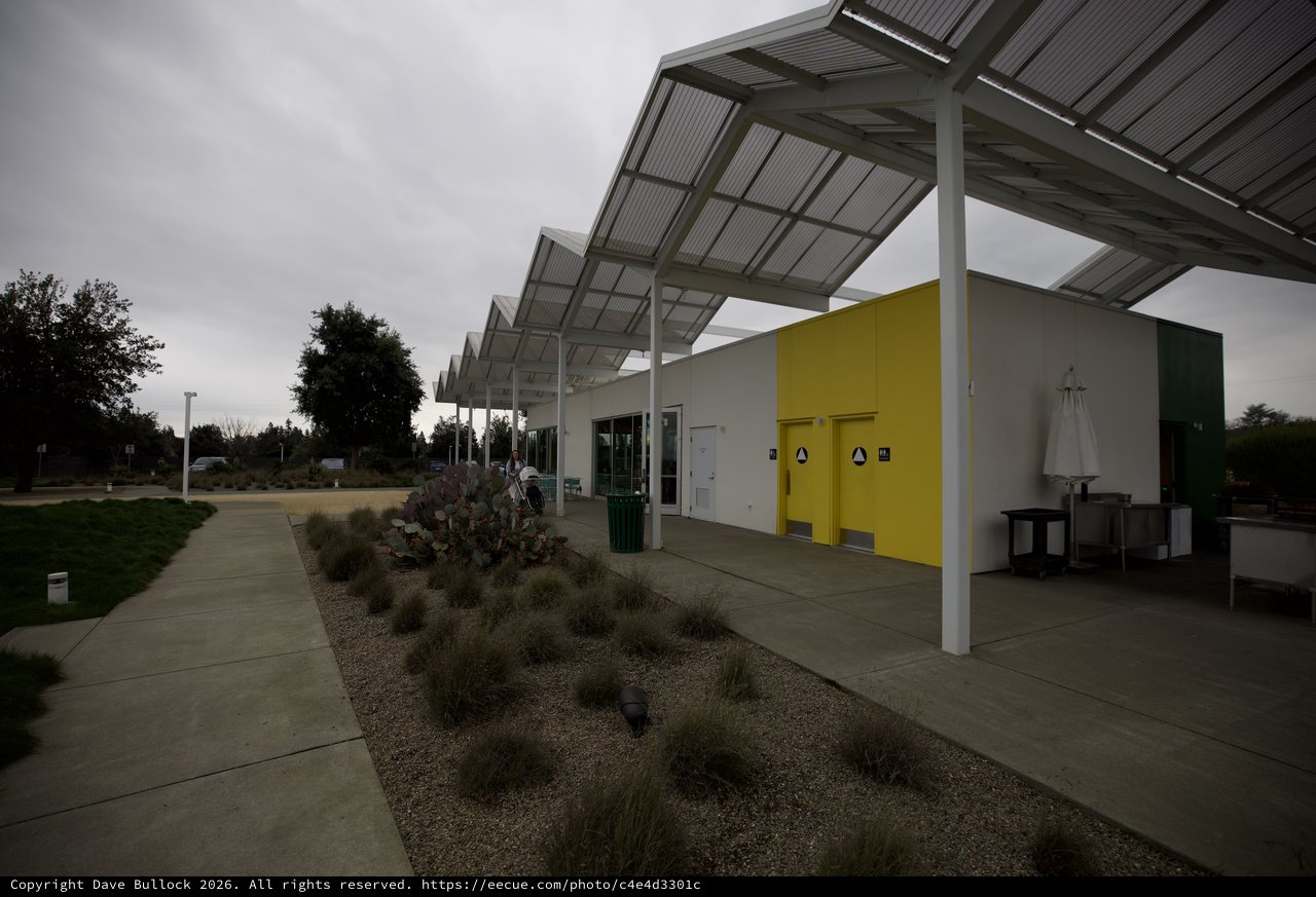 Modern Solar Canopy at Public Rest Area